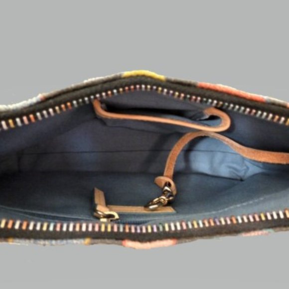 Dooney and Bourke Small Hobo Bag with Multicolored Hearts - Picture 3 of 6